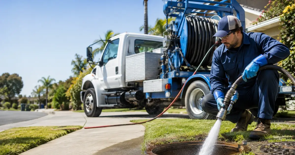 Hydro jet sewer cleaning Montclair