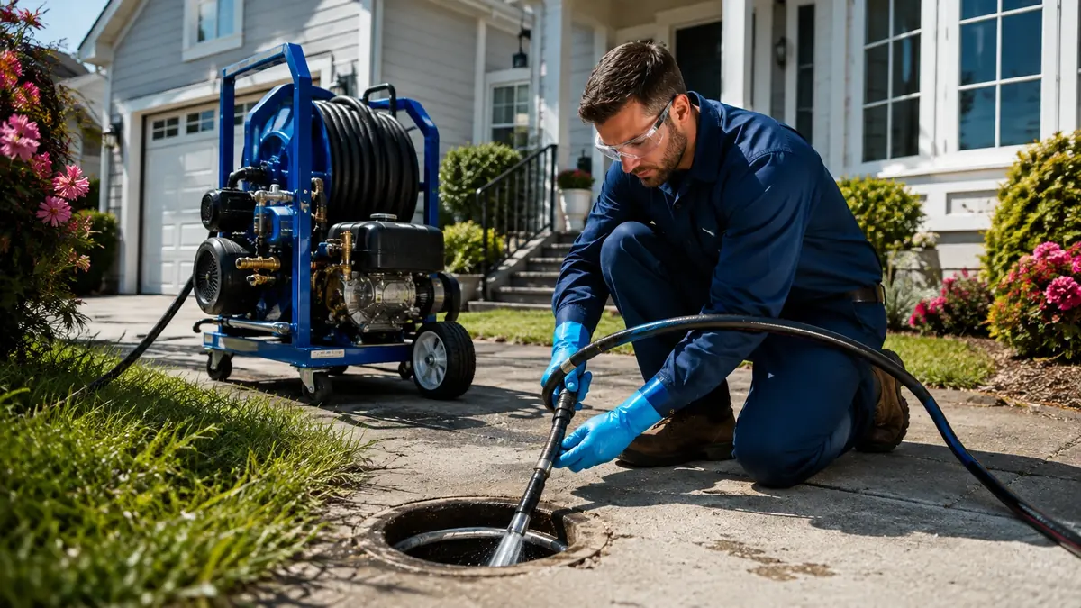 Residential Hydro Jet Drain Cleaning in Montclair