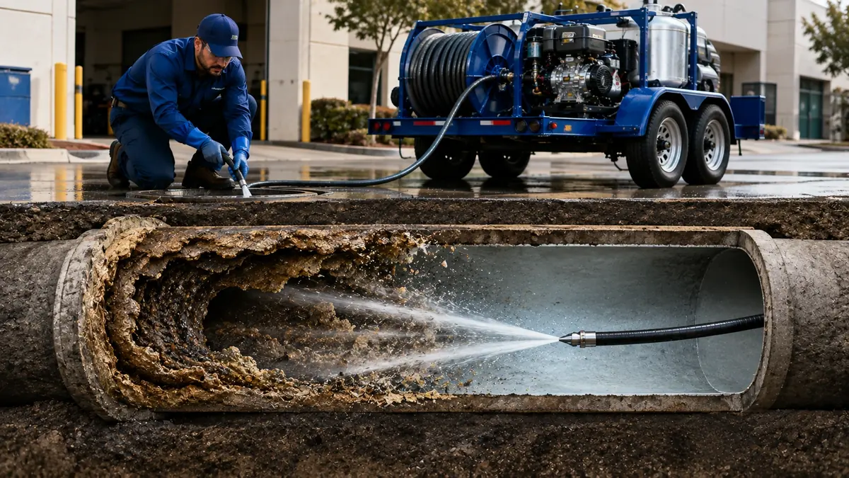 Sewer Pipe Descaling in Montclair